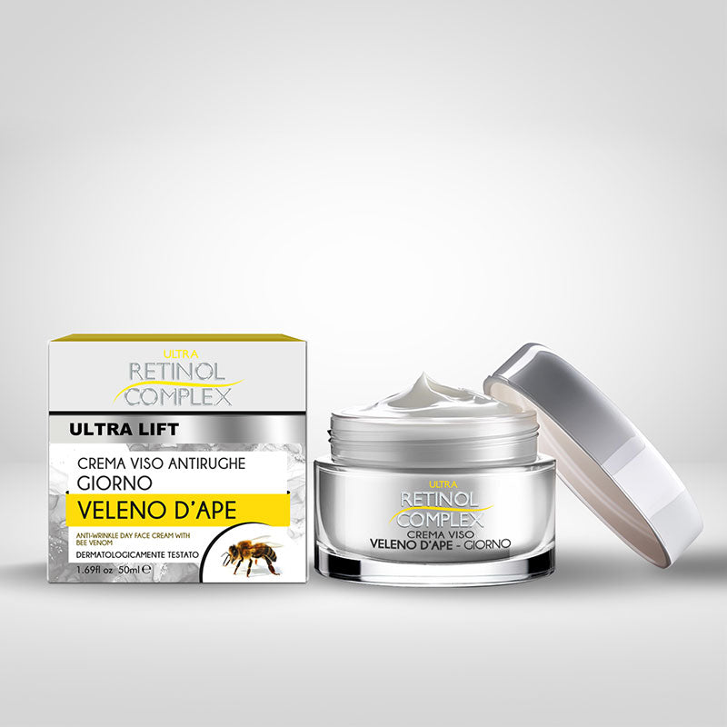 Crema Viso Antirughe Giorno Veleno D'Ape 50ml | Retinol Complex