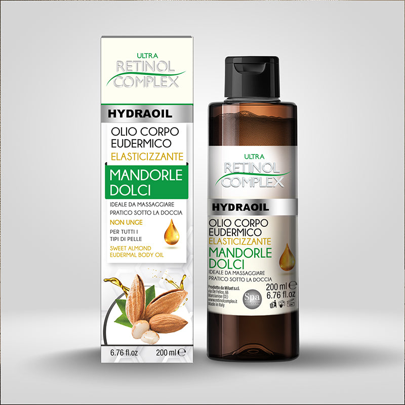 Olio Corpo Eudermico Elasticizzante Mandorle Dolci 200ml | Retinol Complex