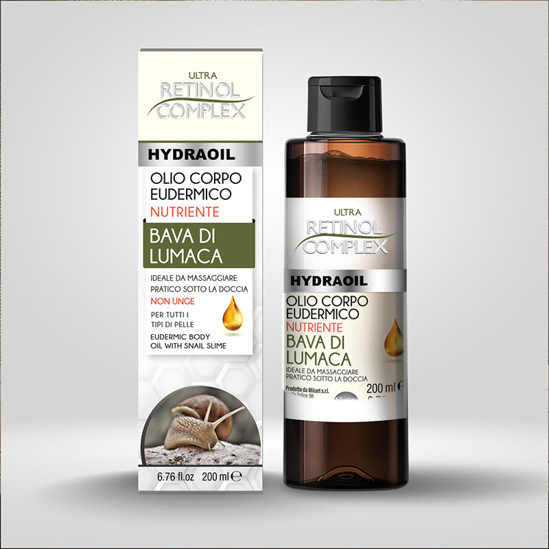 Olio Corpo Eudermico Nutriente Bava Di Lumaca 200ml | Retinol Complex