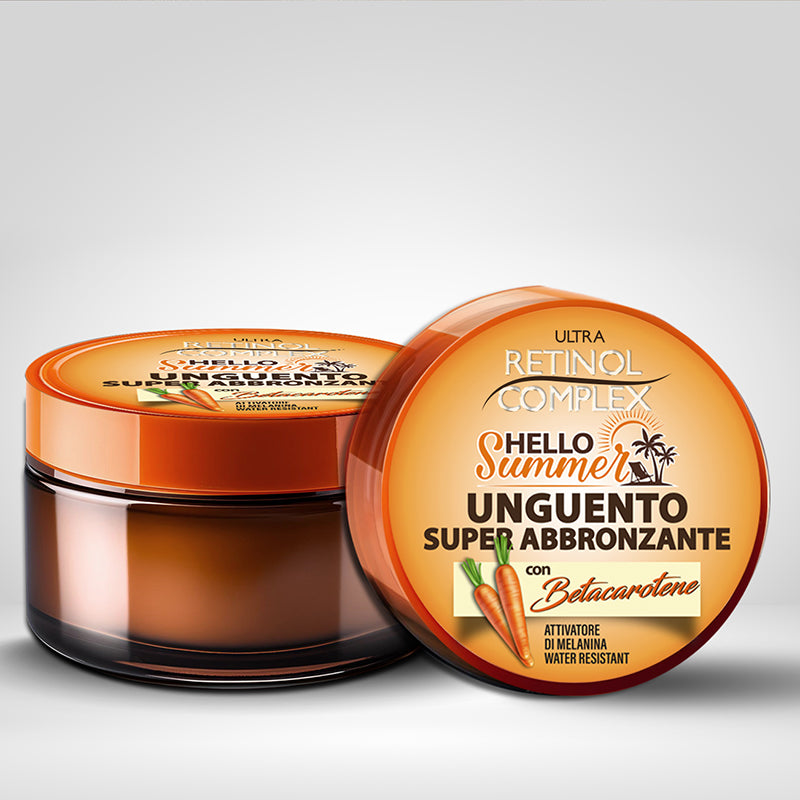 Unguento Super Abbronzante Con BetaCarotene 150ml | Retinol Complex