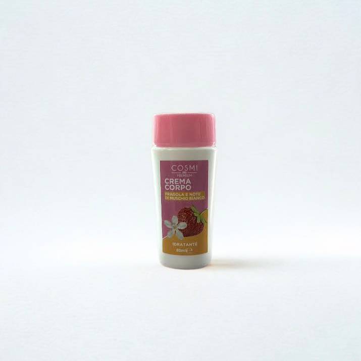 Crema Corpo Fragola E Note Di Muschio Bianco 60ml | Cosmi