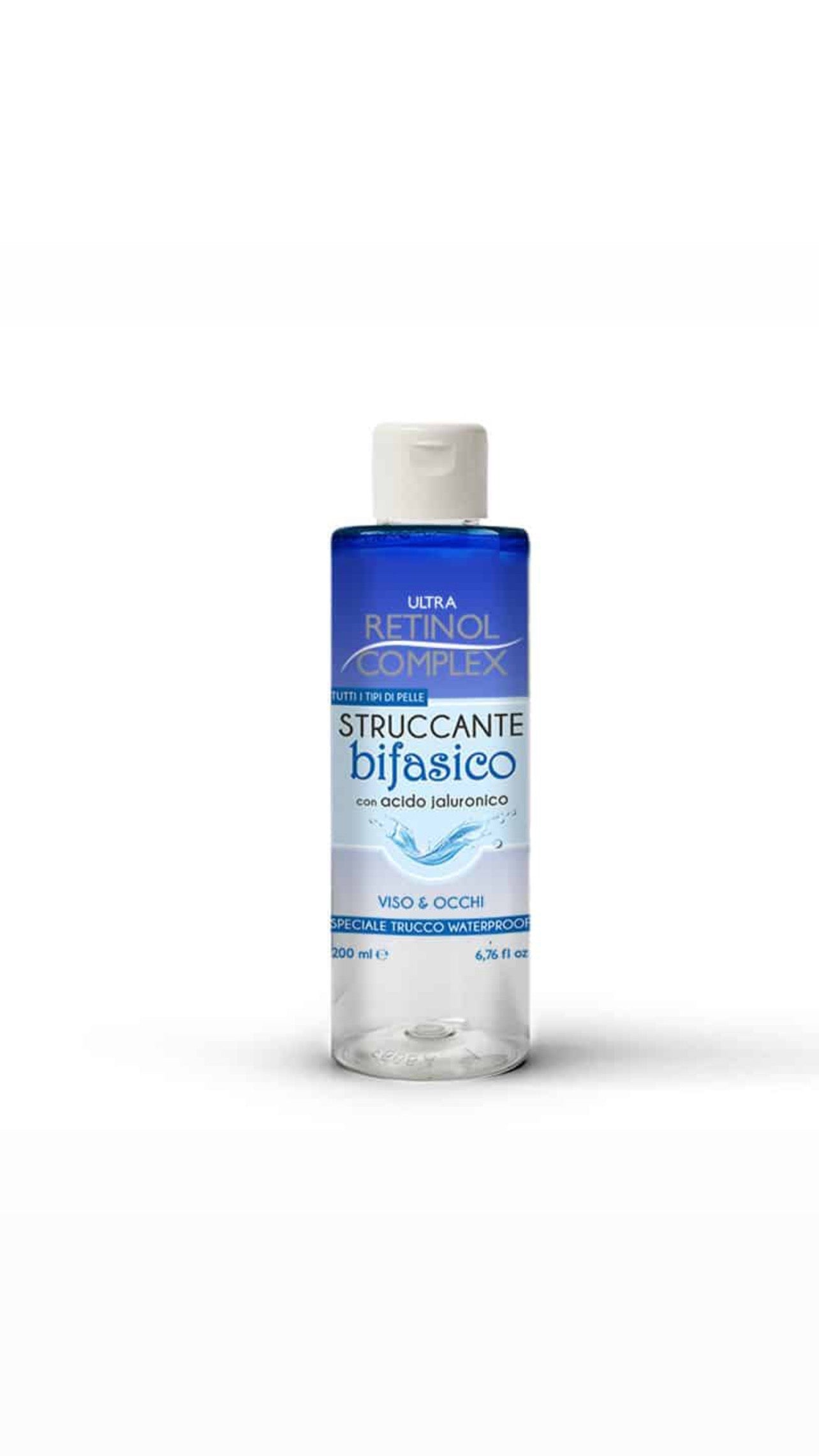 Struccante bifasico con acido ialuronico 200ml | Retinol Complex