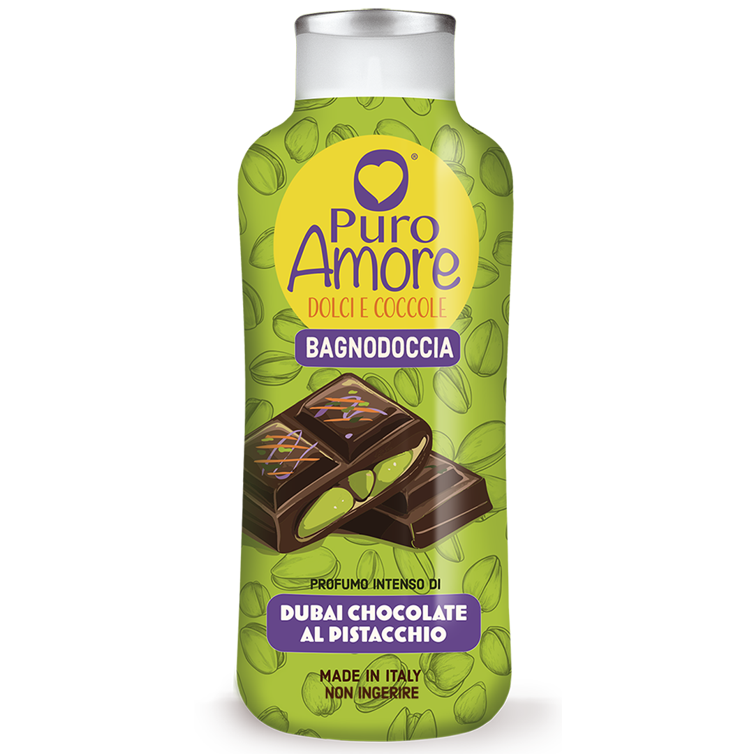 Bagnodoccia Dubai Chocolate Al Pistacchio 650 ml | PuroAmore