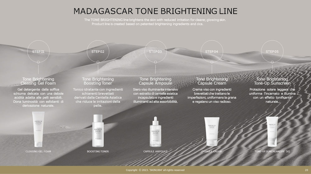 Madagascar Centella Gel Viso Illuminante 125ml | SKIN1004