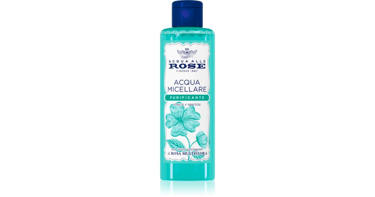 Acqua Micellare Purificante Per Pelli Grasse 200ml | Acqua Alle Rose