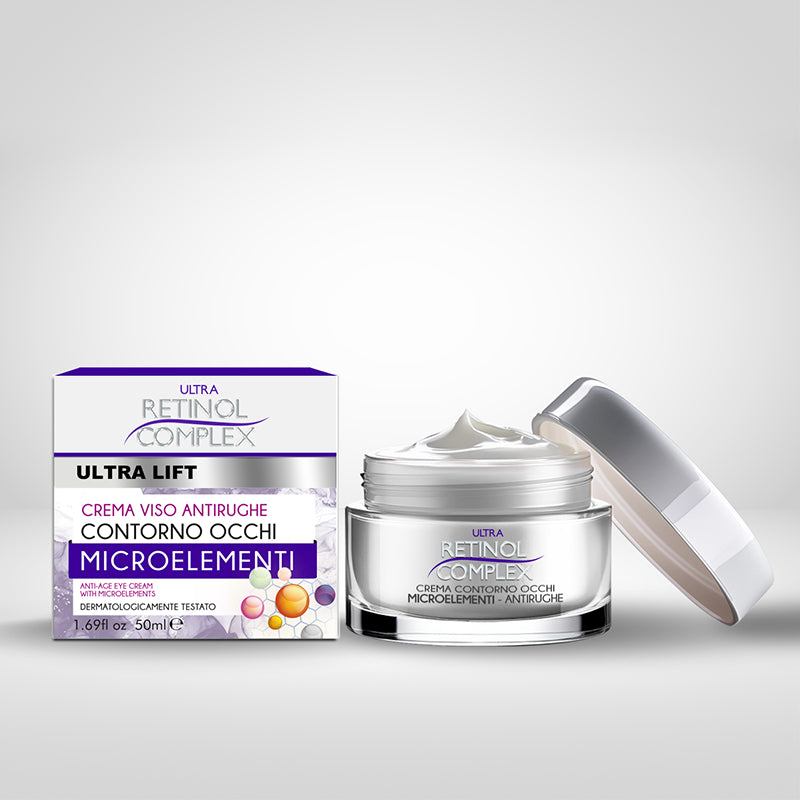 Crema Viso Antirughe Contorno Occhi Nano Elementi 50ml | Retinol Complex