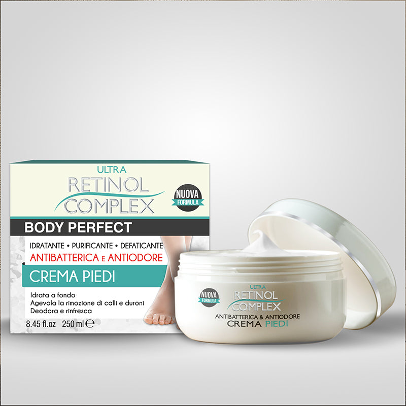 Crema Piedi Antibatterica & Antiodore 250ml | Retinol complex