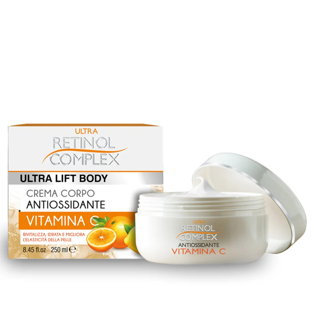 Crema Corpo Antiossidante Vitamina C 250ml | Retinol Complex