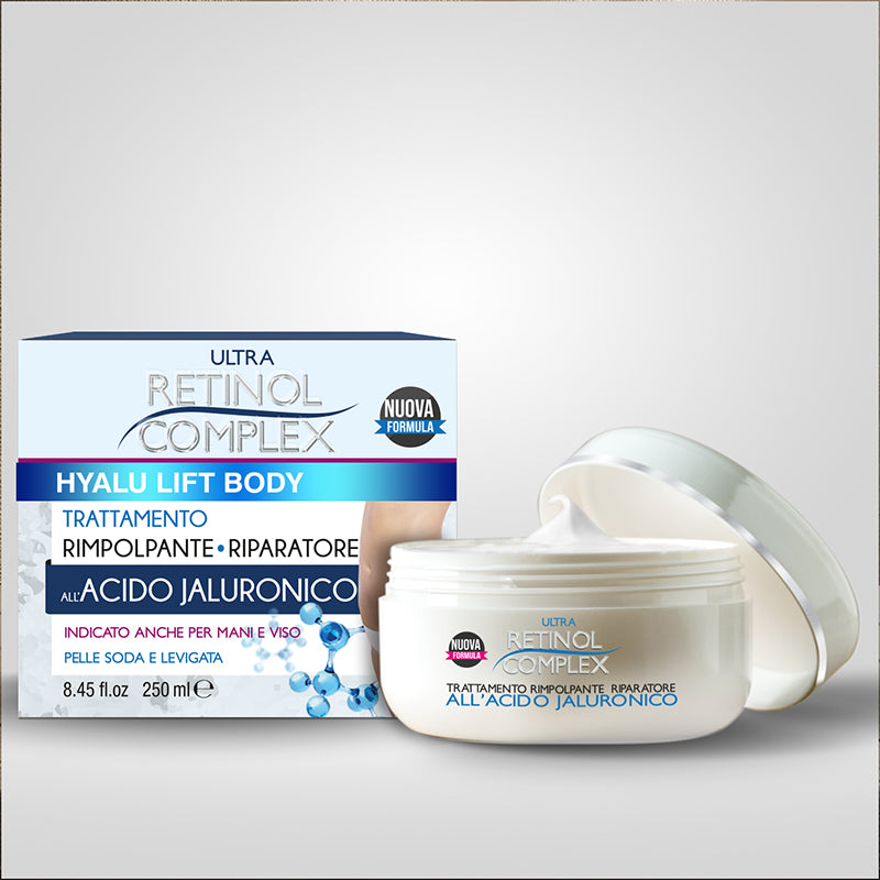 Trattamento Rimpolpante & Riparatore All'Acido Ialuronico 250ml | Retinol Complex