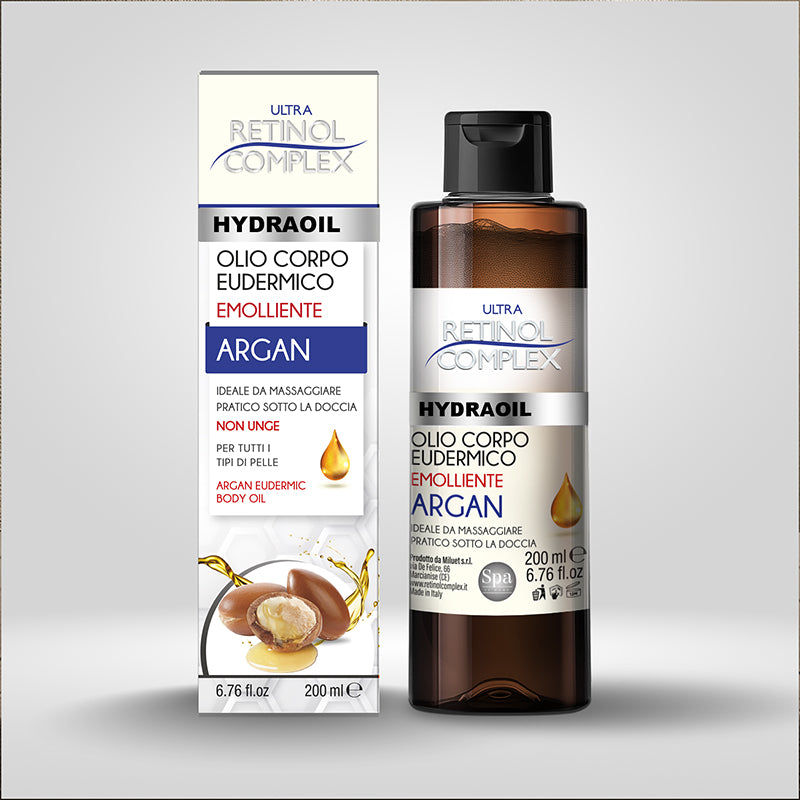 Olio Corpo Eudermico Emolliente Argan 200ml | Retinol Complex