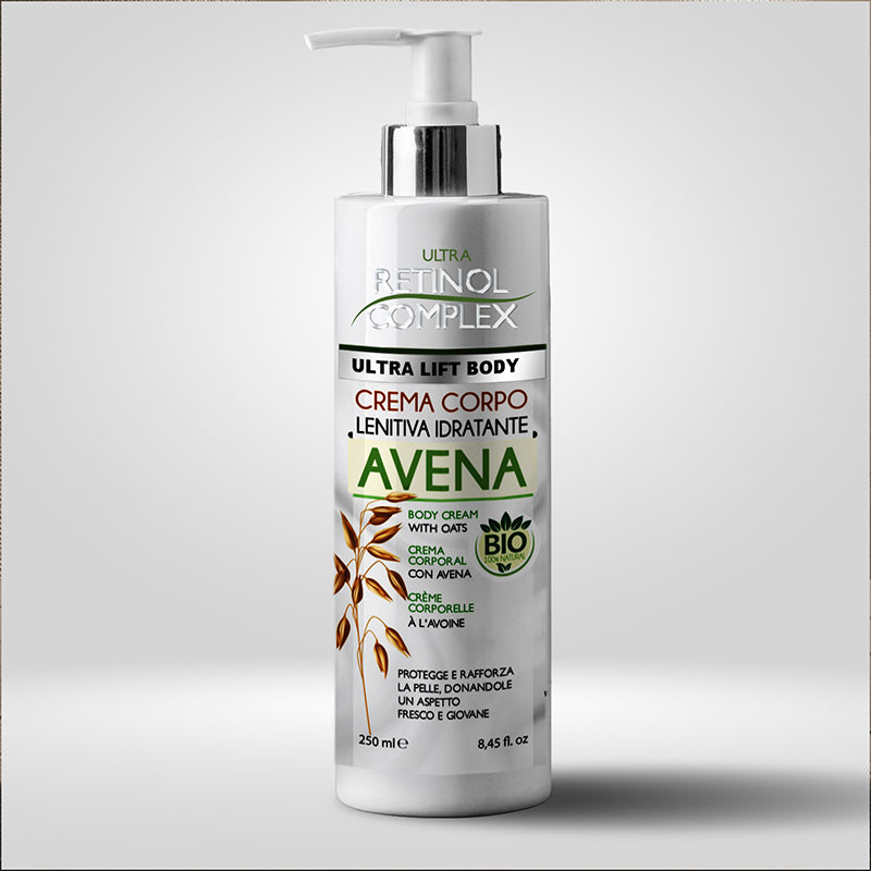 Crema Corpo Lenitiva Idratante Avena 250ml | Retinol Complex