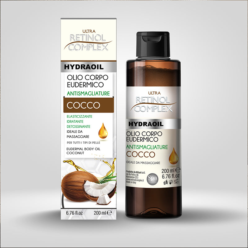 Olio Corpo Eudermico Antismagliature Cocco 200ml | Retinol Complex