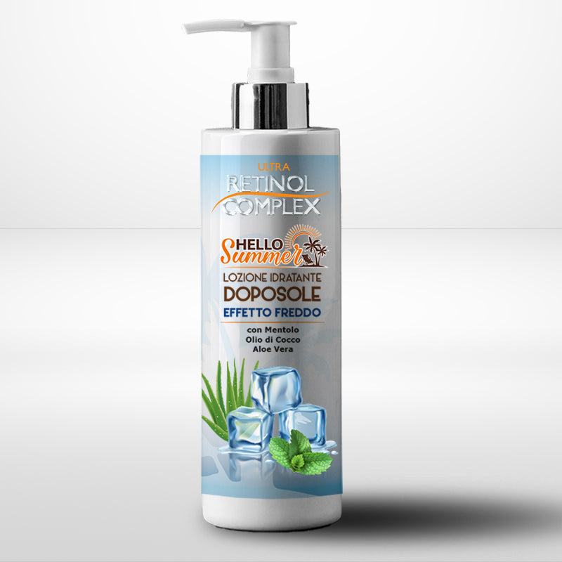 Lozione Idratante Doposole Effetto Freddo 300ml | Retinol Complex