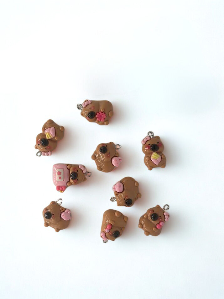 Capibara A Ciondolo In Plastica Rigida | Meta Beauty