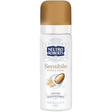 Deodorante Spray Sensibile Avena & Argan 50ml | Neutro Roberts