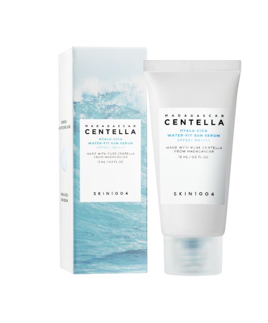 Madagascar Centella Hyalu-Cica WATER-FIT Sun Serum MINI 15ml | SKIN1004