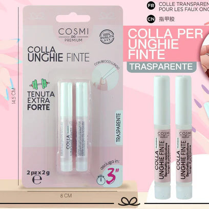 Colla Per Unghie Finte Tenuta Extra Forte | Cosmi