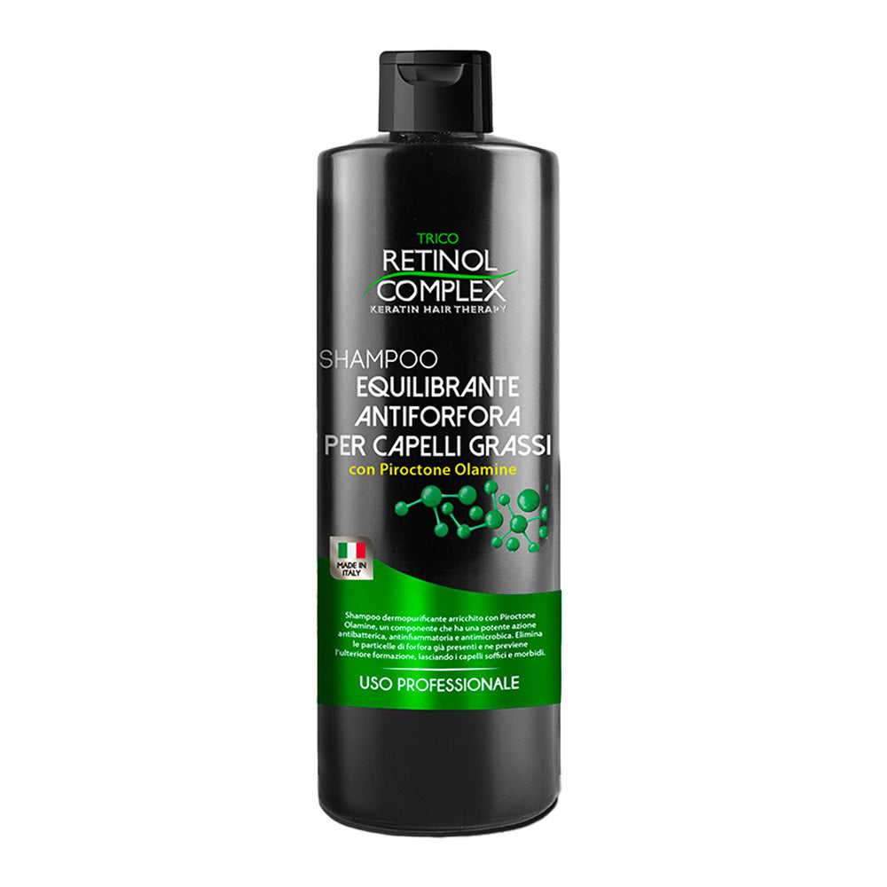 Shampoo Antiforfora per Capelli Grassi 800ml | Retinol Complex